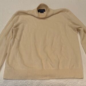 Charter Club Women's Cream Turtleneck Sweater
